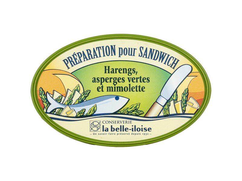 La Belle Iloise hering, zöldspárga, mimolette szendvicskrém 115g