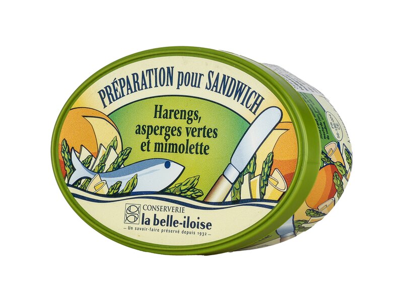 La Belle Iloise hering, zöldspárga, mimolette szendvicskrém 115g