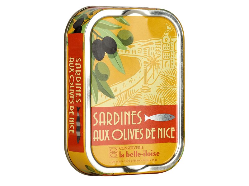 La Belle Iloise szardínia nizzai olívabogyóval 115g
