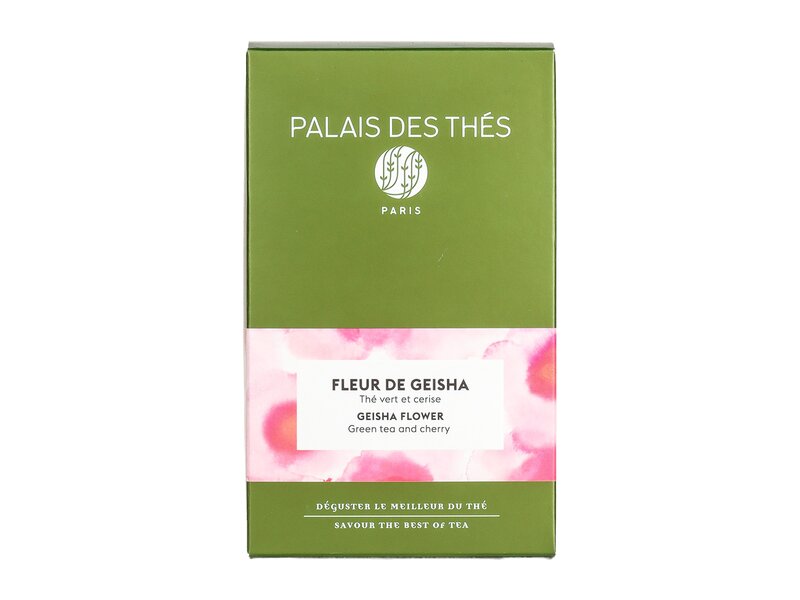 Palais des Thés Geisha Flower Cseresznye ízesítésű zöld tea 20 filter 40g