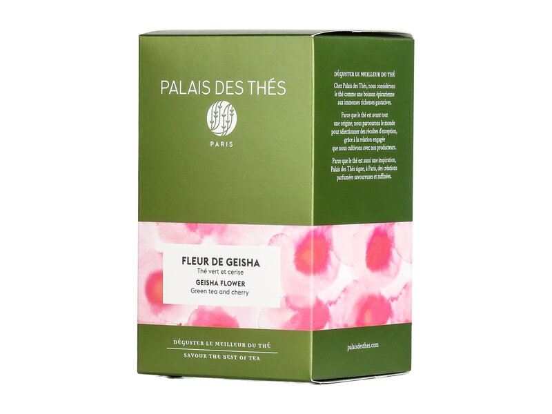 Palais des Thés Geisha Flower Cseresznye ízesítésű zöld tea 20 filter 40g