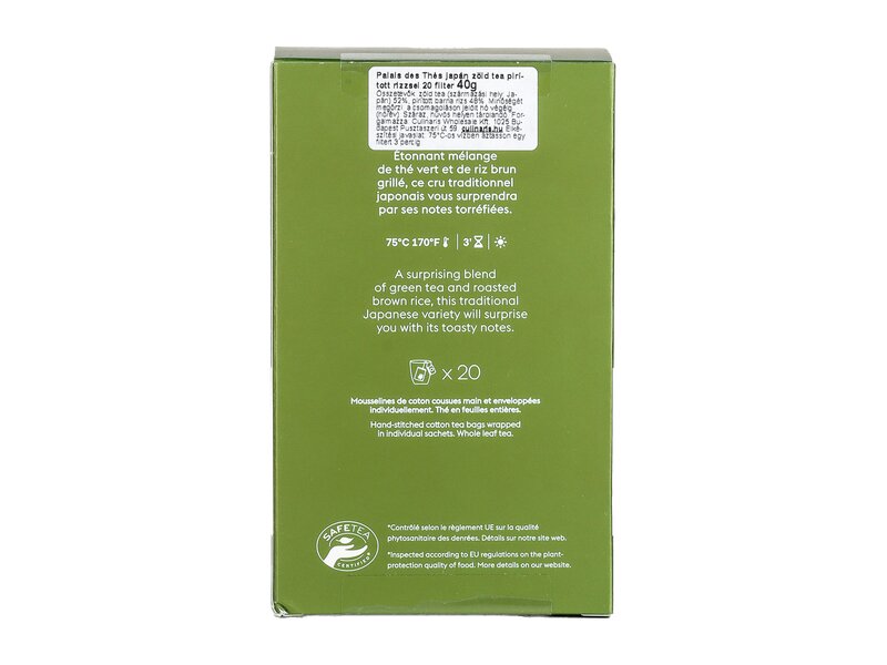 Palais des Thés Genmaicha Yama 20 Muslin Bags 40g