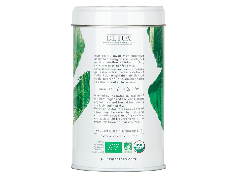 Palais des Thés Bio Detox Brésilienne Énergie 100g