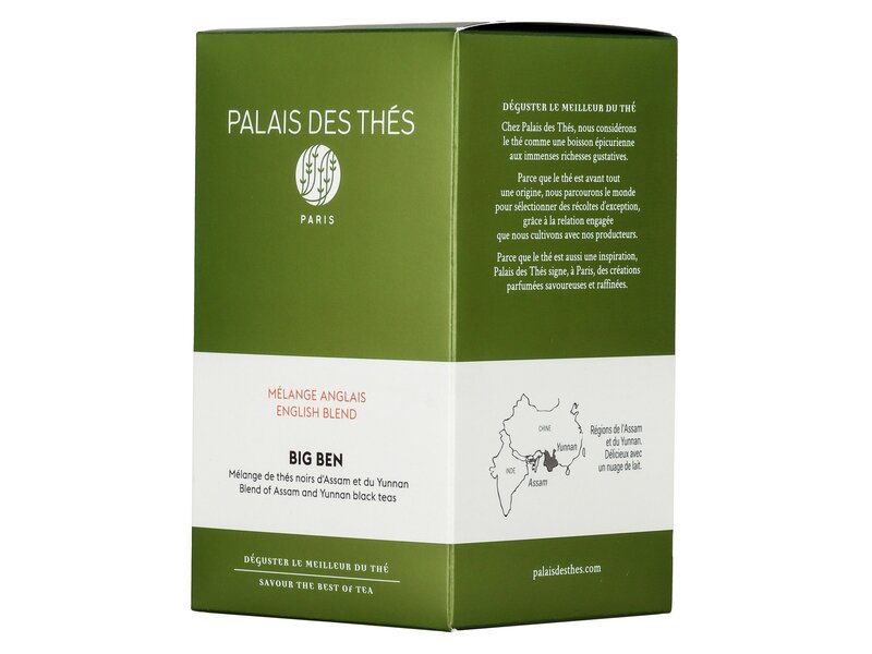 Palais des Thés Bio Big Ben fekete tea keverék 20 filter 40g