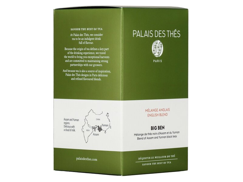 Palais des Thés Bio Big Ben fekete tea keverék 20 filter 40g