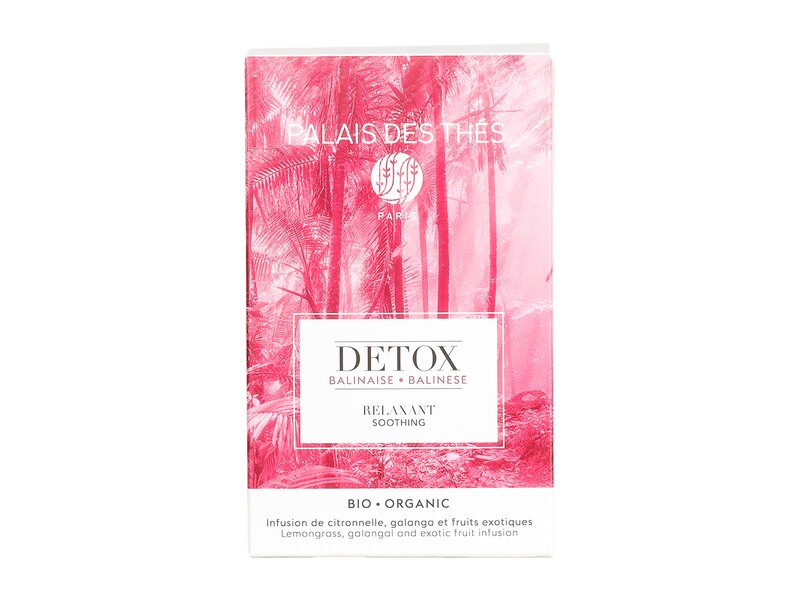 Palais des Thés Balinese Detox bio herbál teakeverék (koffeinmentes) 20 filter 40g