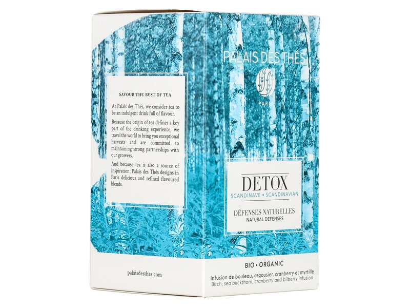 Palais des Thés Scandinavian Detox BIO herbál teakeverék 20 filter 40g