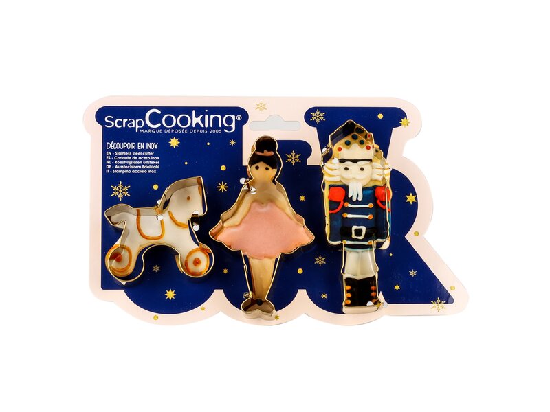 Scarp Cooking Mézeskalács forma 3 darab