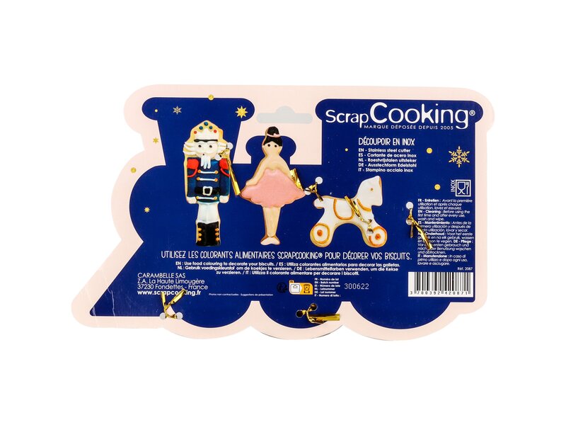 Scarp Cooking Mézeskalács forma 3 darab