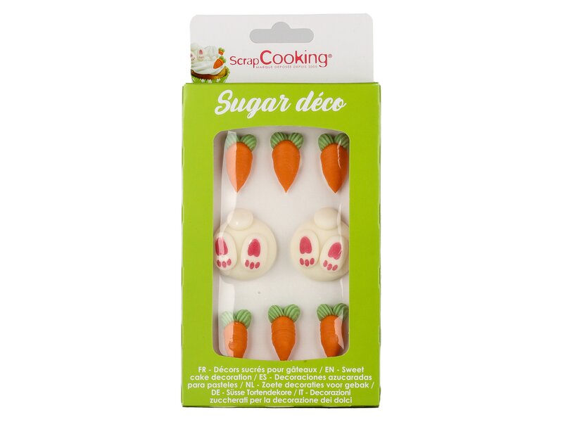 Scrap C. Sweetened decors Bunny / Carrot 17g