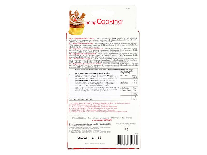 Scrap C. Sugar decors