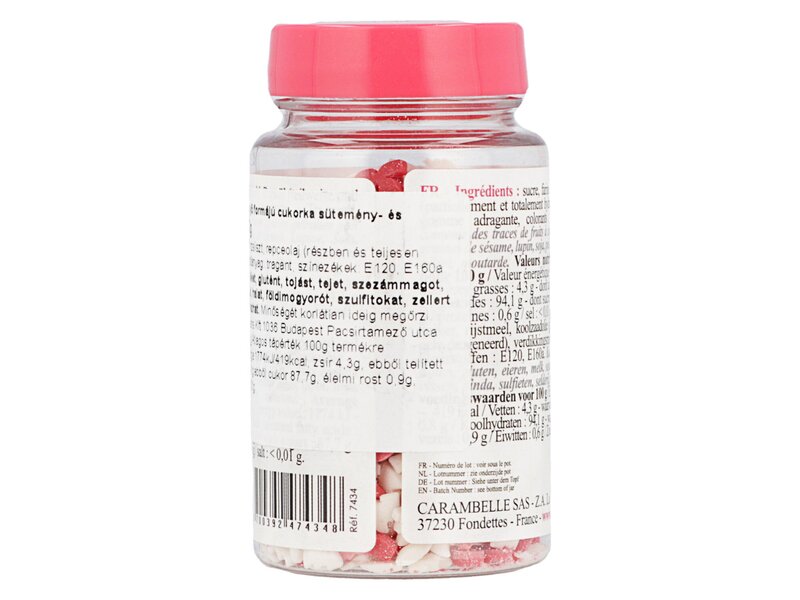 Scrap C. Sweetened decors White Christmas tree + red bow 50g
