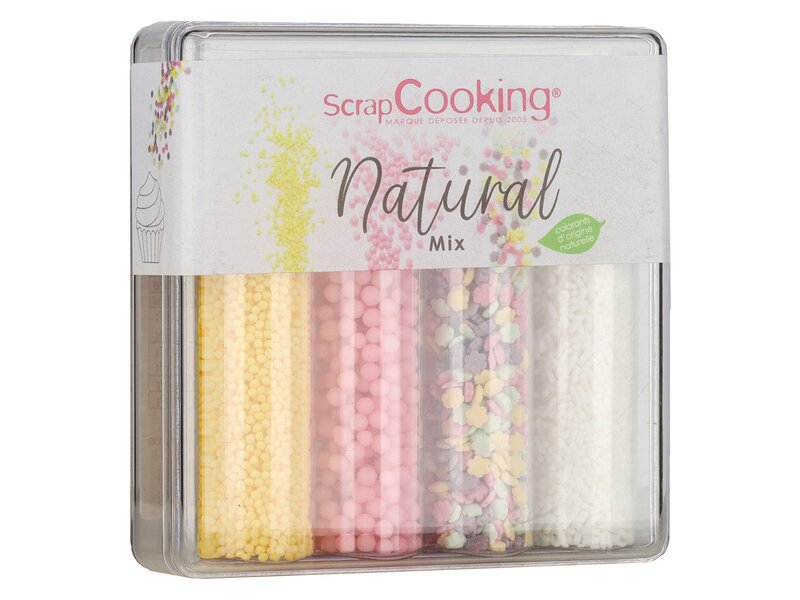 Scrap C. Natural Mix sugar sprinkles 74g