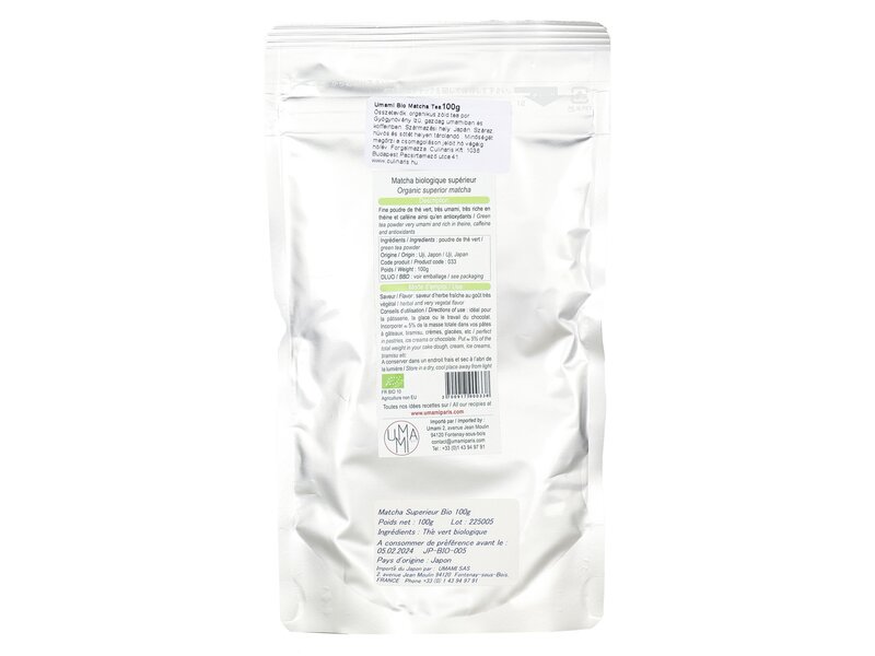 Umami Bio Superior Matcha Tea 100g