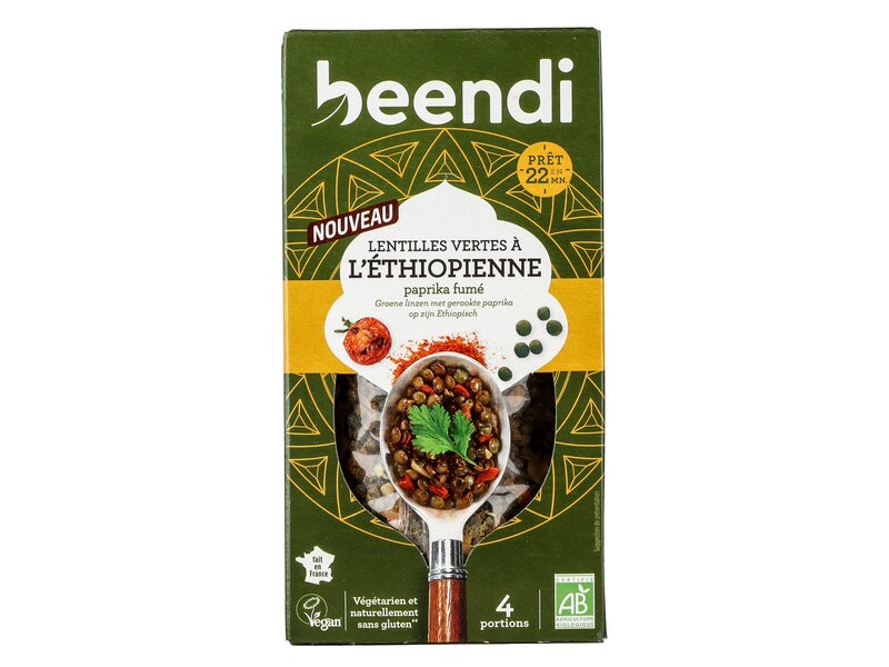 Beendi Lentille Vertes á L'Éthiopienne paprika fumé 250g