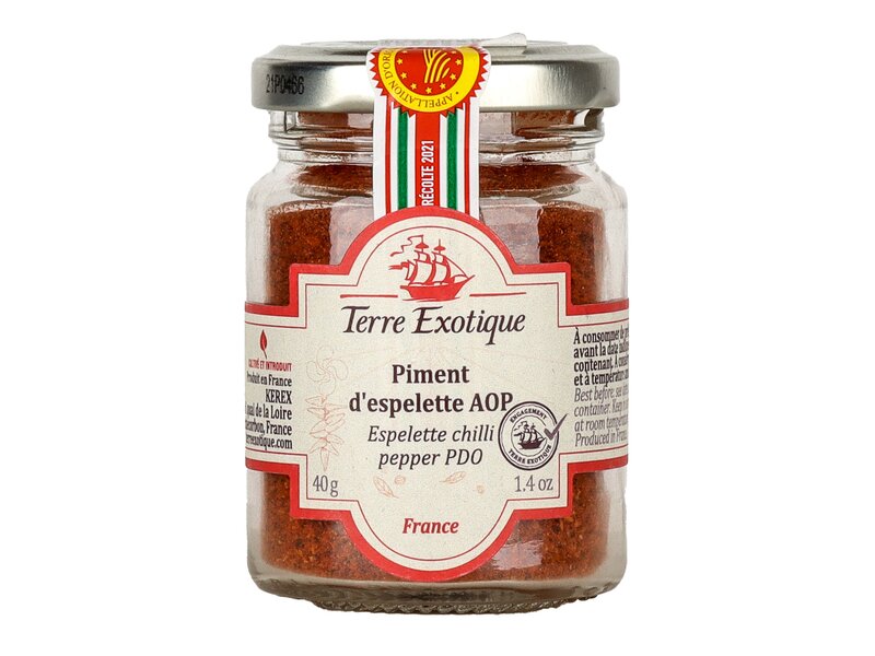 Terre Exotique Espelette chilli paprika 40g   