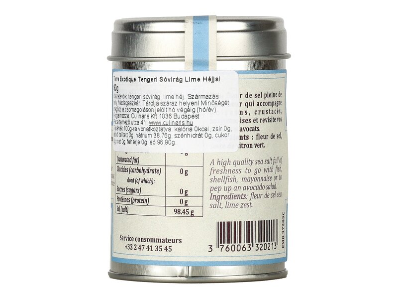 Terre Exotique tengeri sóvirág lime héjjal 90g