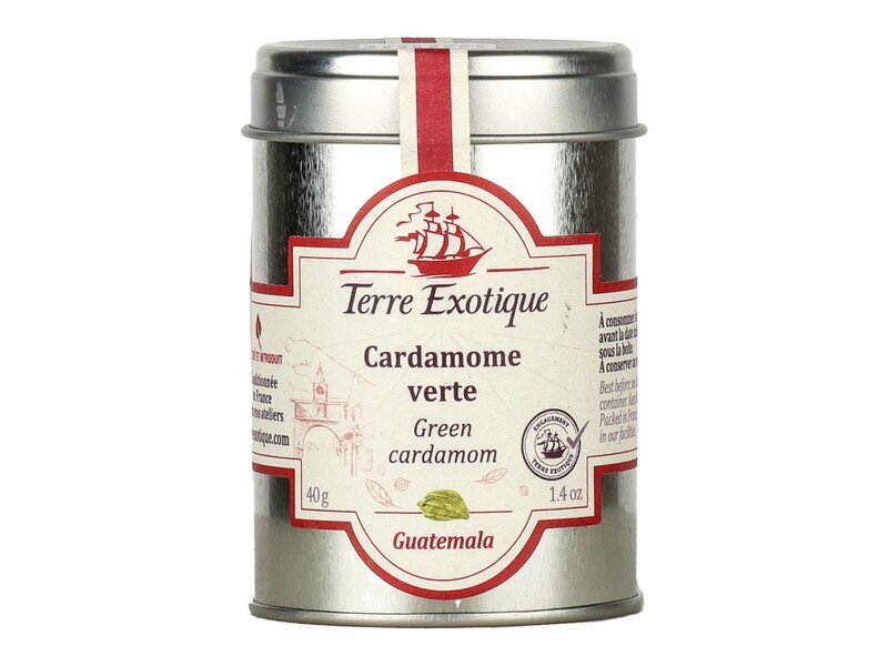 Terre Exotique zöld kardamom  Elettaria cardamomum  40g