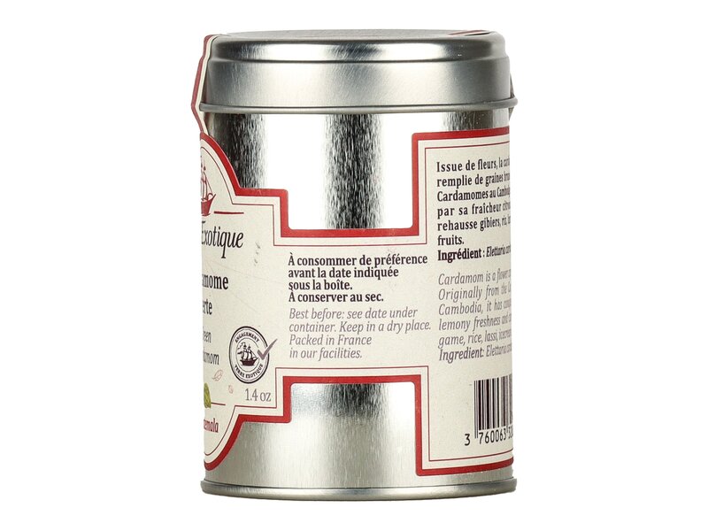 Terre Exotique zöld kardamom  Elettaria cardamomum  40g