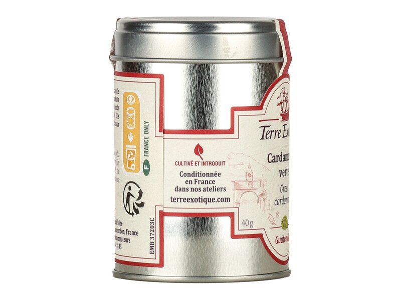 Terre Exotique zöld kardamom  Elettaria cardamomum  40g