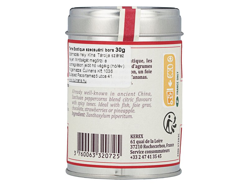 Terre Ex. Baie Szechuan rouge szecsuáni bors egész 30g