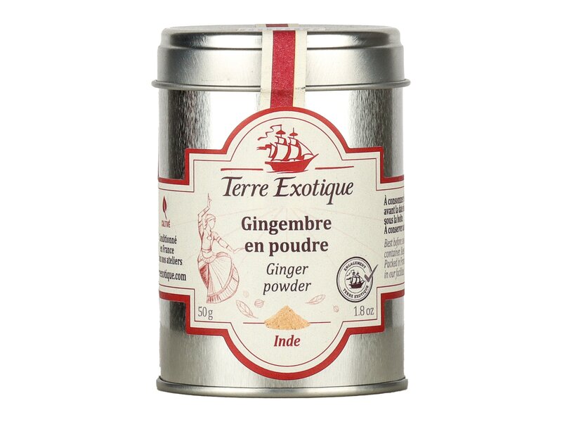 Terre Exotique őrölt gyömbér  Zingiber officinale  50g