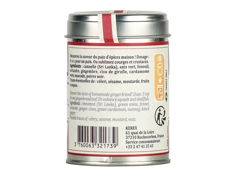 Terre Exotique mézeskalács-fűszerkeverék 60g