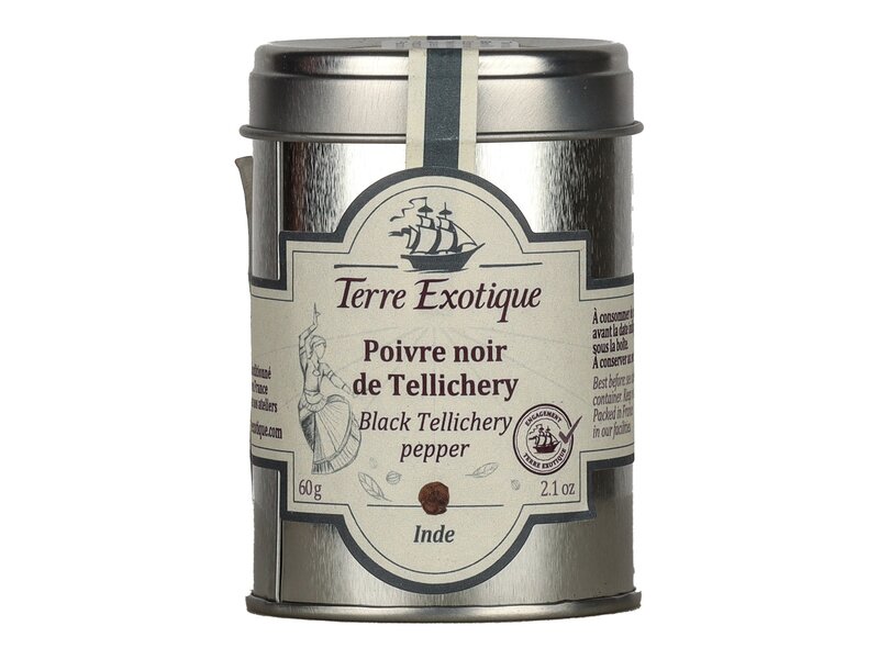 Terre Exotique Tellicherry bors, egész Piper nigrum 80g