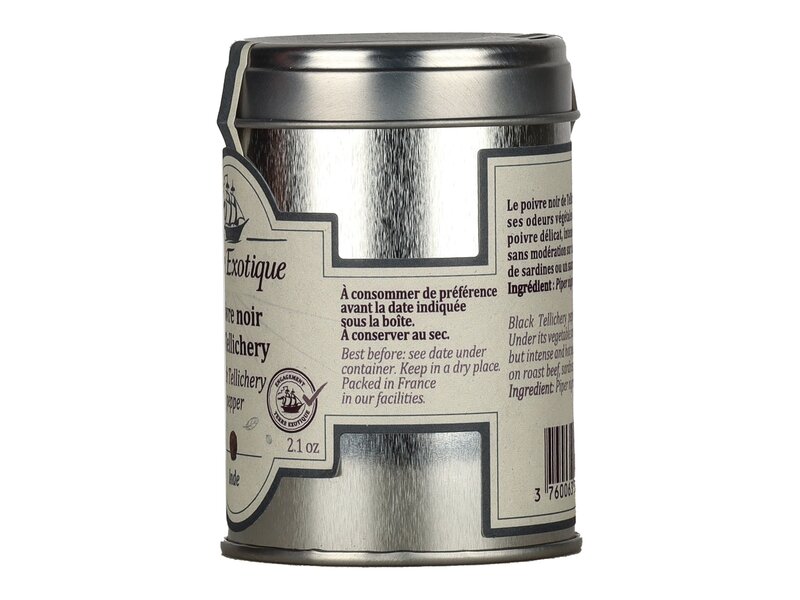 Terre Exotique Tellicherry bors, egész Piper nigrum 80g
