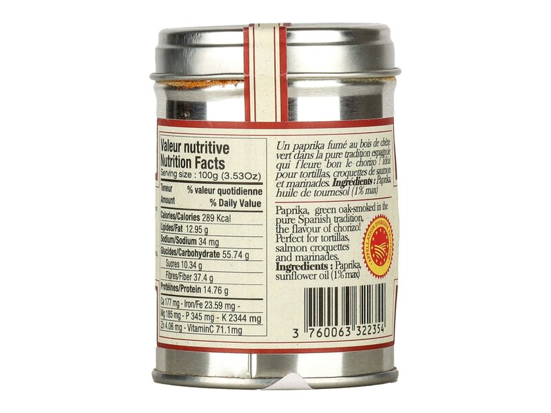 Terre Exotique Piros paprika a La Vera régióból  60g