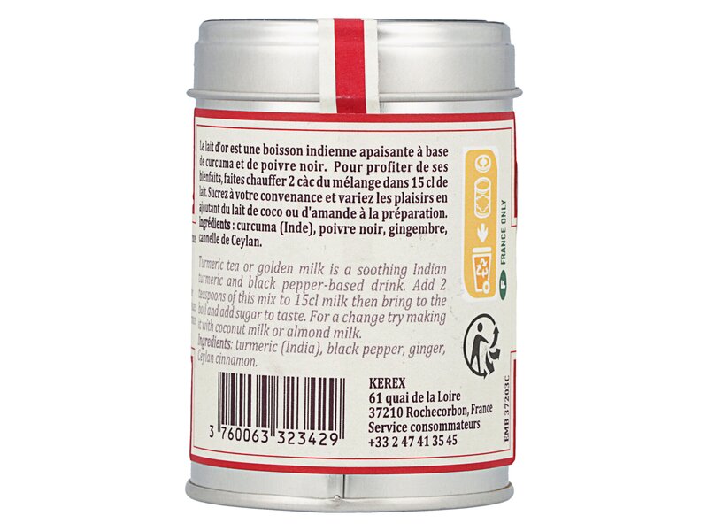 Terre Ex. Golden milk spices mix 60g