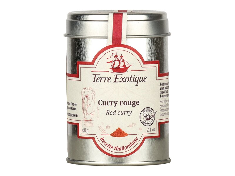 Terre Exotique vörös thai curry fűszerkeverék 60g