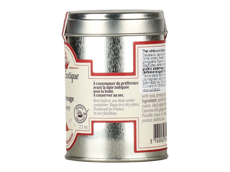 Terre Exotique vörös thai curry fűszerkeverék 60g