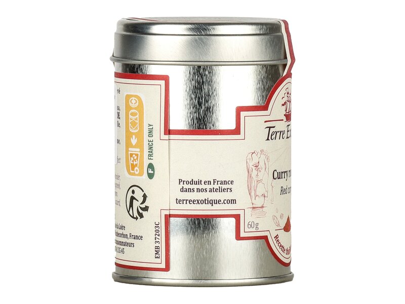 Terre Exotique vörös thai curry fűszerkeverék 60g