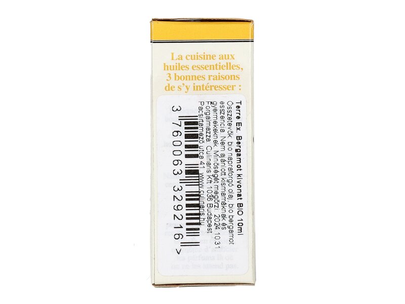 Terre Exotique bergamot kivonat 10ml