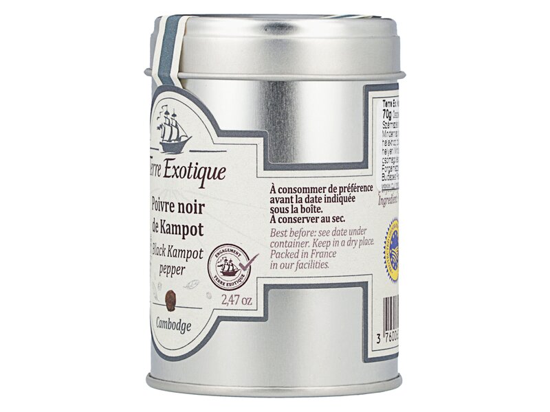 Terre Ex. Poivre Noir Kampot bors fekete egész 70g
