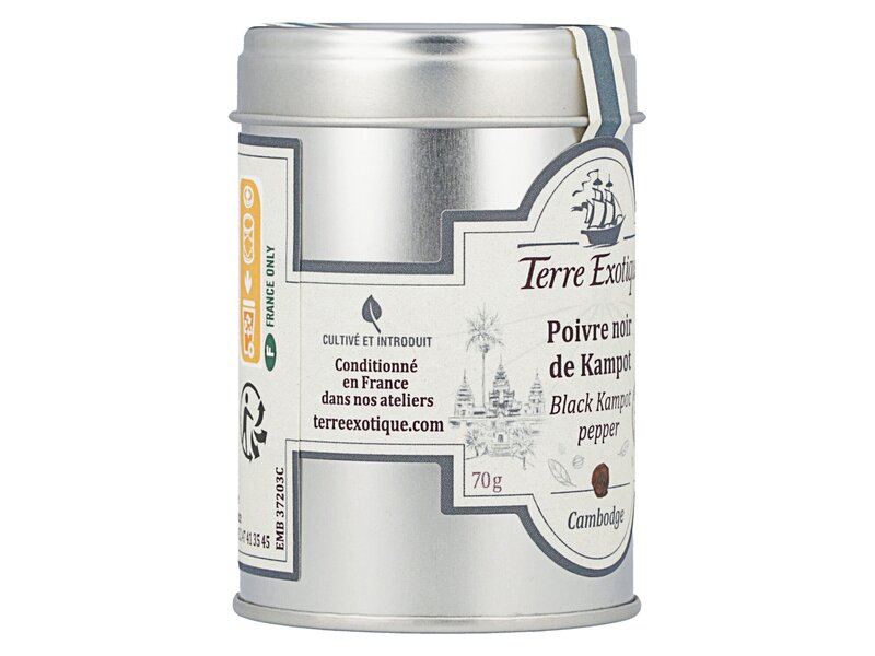 Terre Ex. Poivre Noir Kampot bors fekete egész 70g