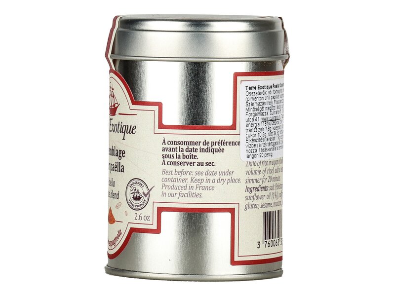 Terre Exotique Paella mix fűszerkeverék 75g