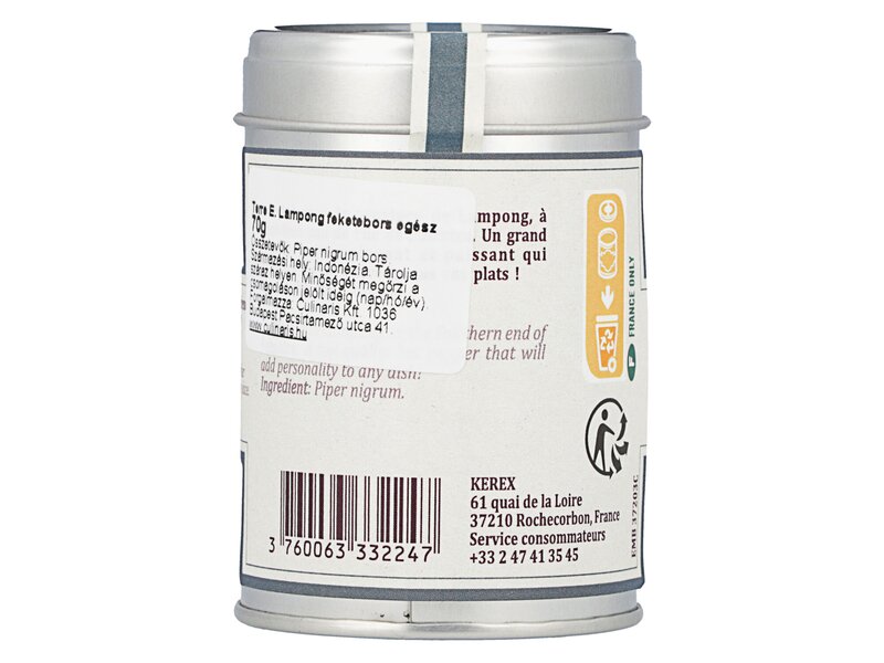 Terre Ex. Poivre Noir de Lampong bors fekete egész 70g