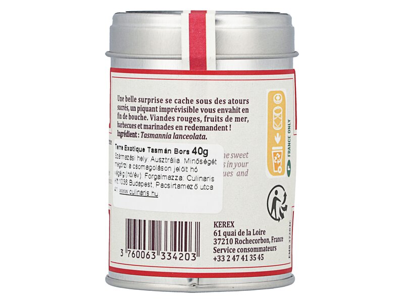 Terre Ex. Poivre Tasmanic bors fekete egész 40g