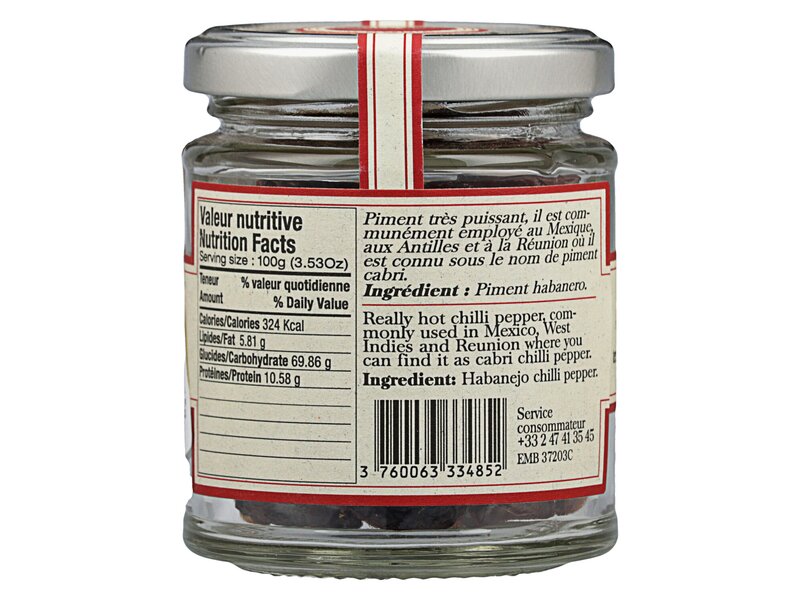 Terre Ex. Piment Habanero chili 15g