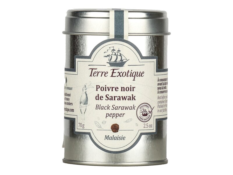 Terre Exotique fekete sarawak bors egész 70g