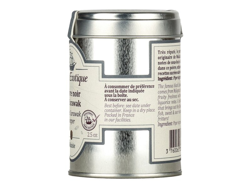 Terre Exotique fekete sarawak bors egész 70g