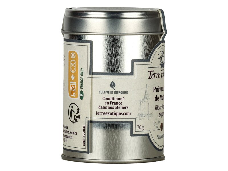 Terre Exotique Matale feketebors egész  Piper nigrum  70g