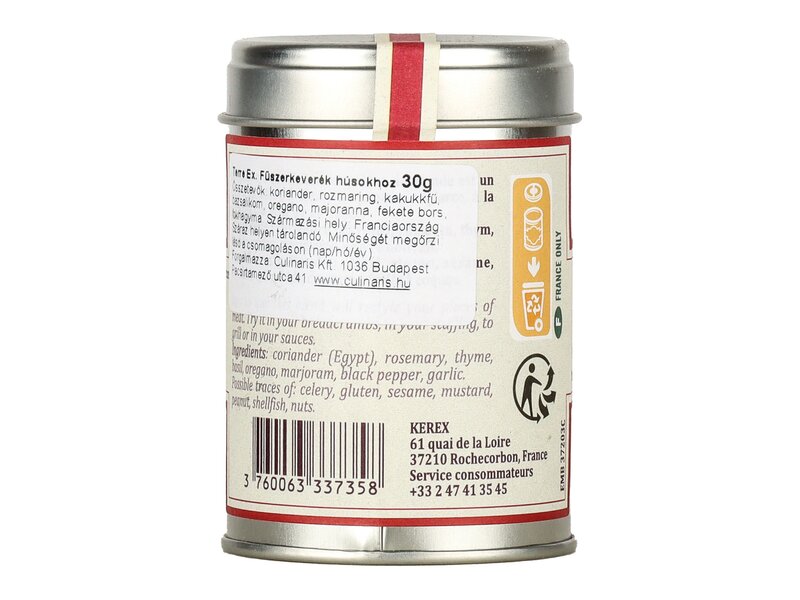 Terre Exotique Fűszerkeverék húsokhoz 40g
