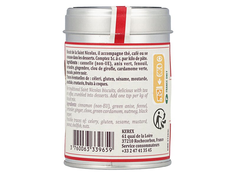 Terre Ex. Epices Spéculoos 60g