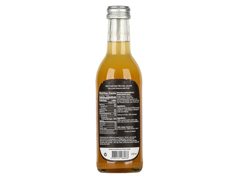 Patrick Font sárgahúsú őszibarack nektár 250ml