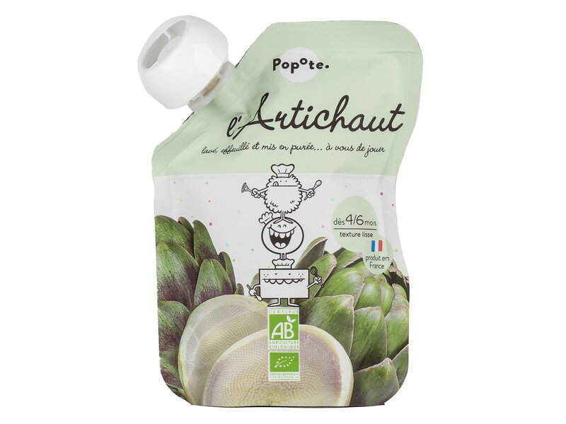 Popote Bio babyfood artichoke 120g