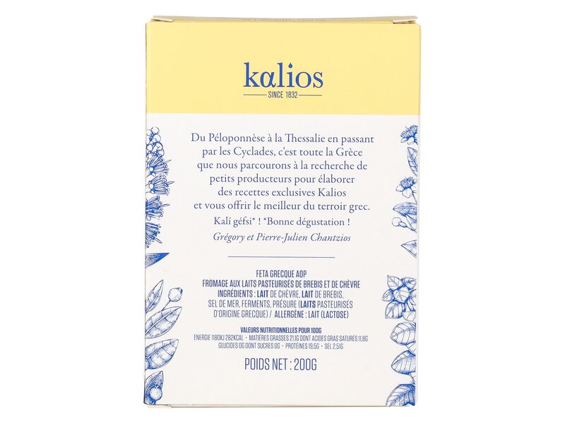 Kalios* Feta AOP 200g