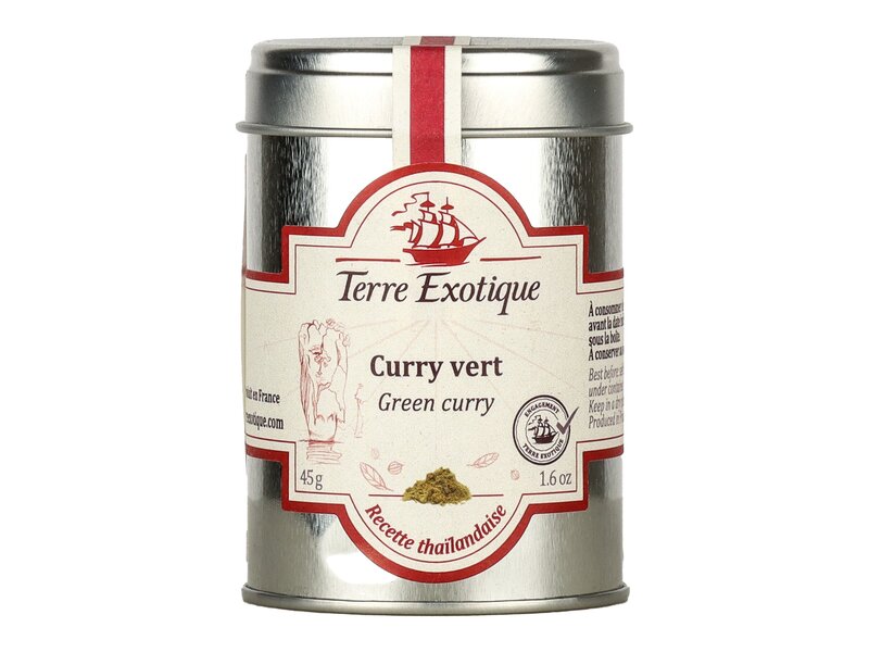 Terre Exotique zöld thai curry fűszerkeverék 60g